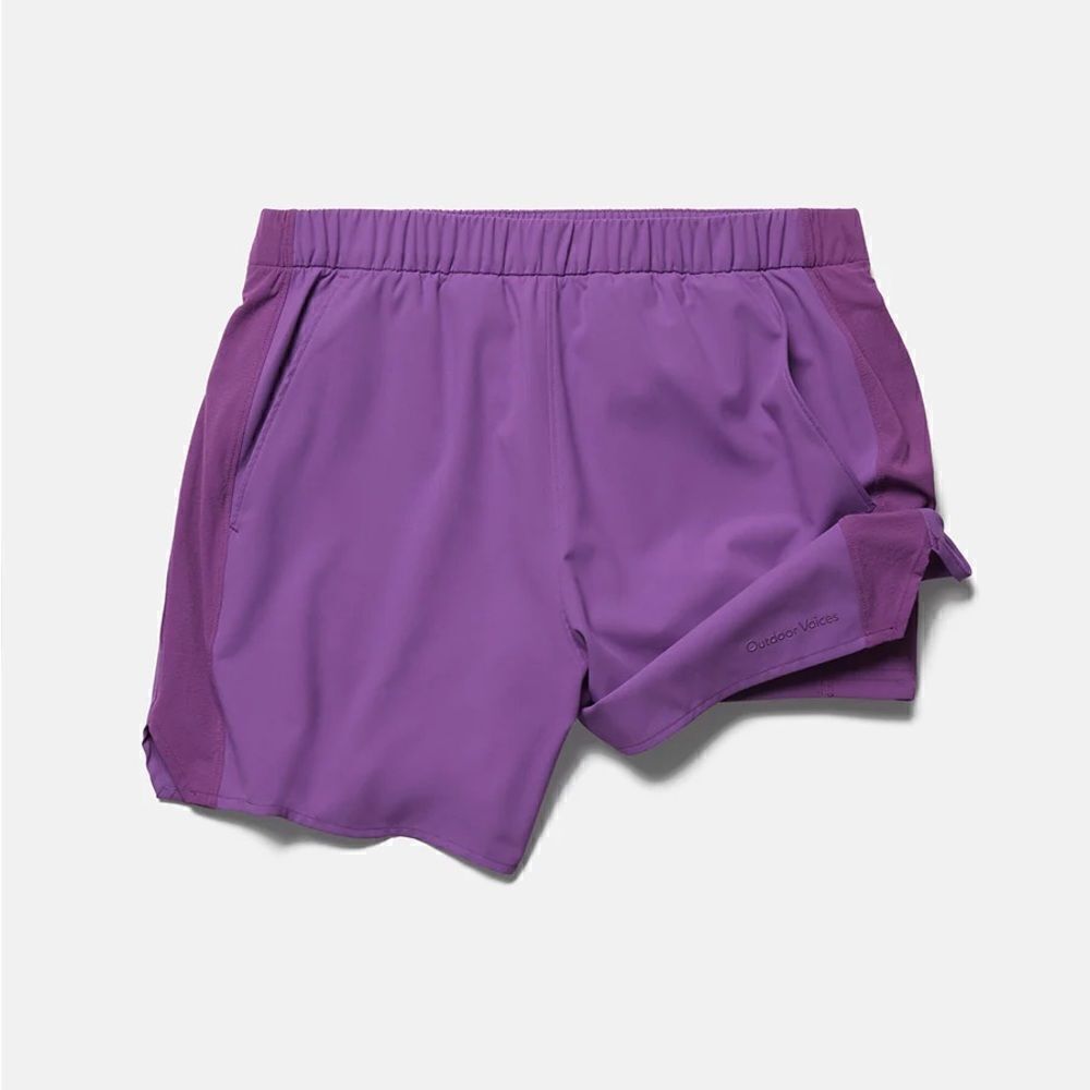 NWT Outdoor Voices High Stride 5" Short with Pockets in Jellyfish Sz XL